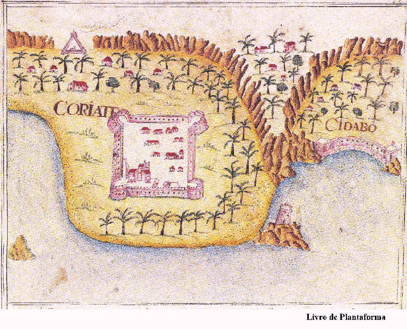 Portuguese fort in Persian Gulf: Coriate and Cidabo